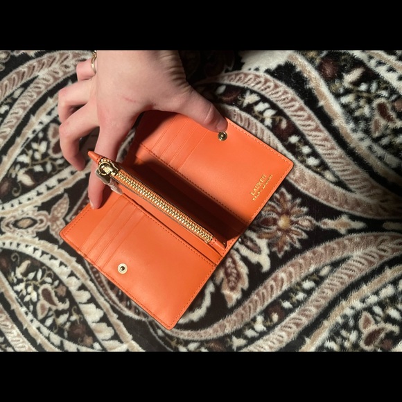 LRL Brown & Orange Leather Wallet - Picture 4 of 7